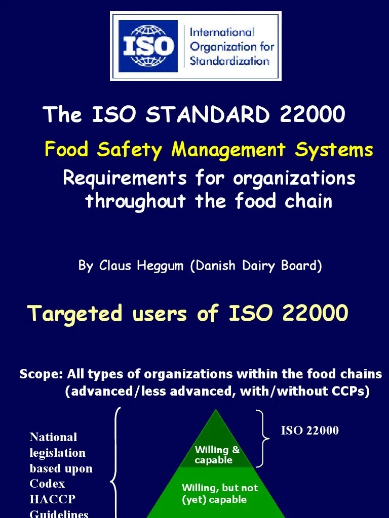 Iso 22000 Standard Copy | Hazard Analysis And Critical Control Points