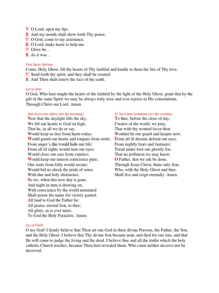 Western Prayer Rule PDF Lord's Prayer Jesus