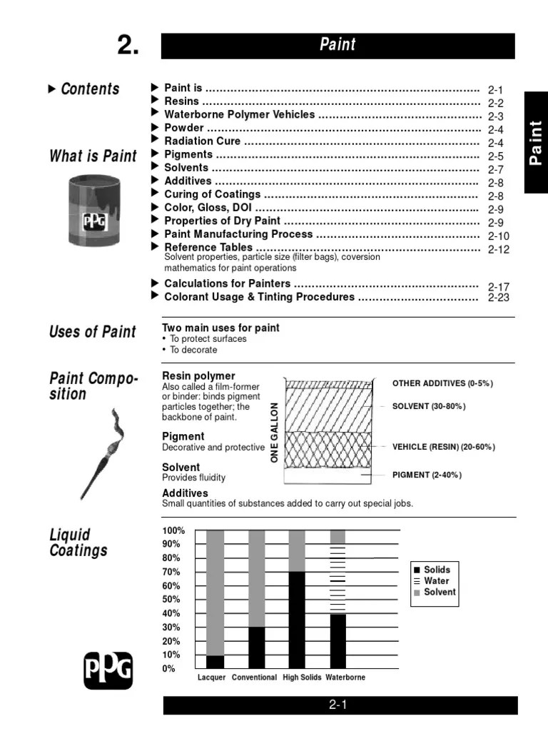Training Guide Chapter 2 Paint PDF Paint Area