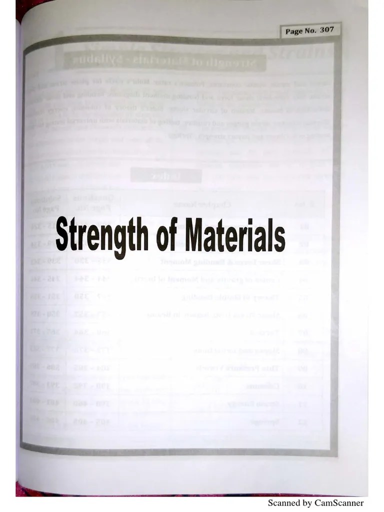Strength of Materials PDF