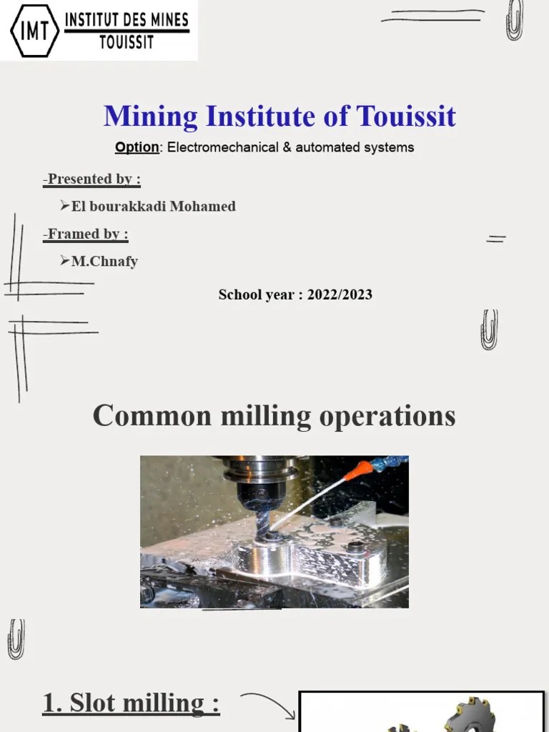 Milling Machines PDF