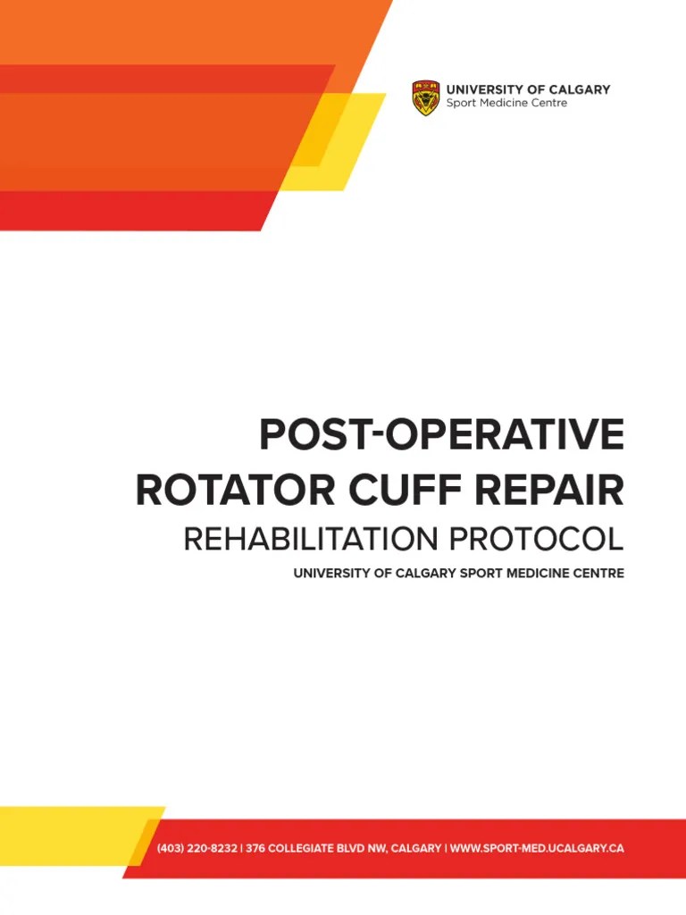 FINAL PostOp Shoulder Rehabilitation Protocol PDF