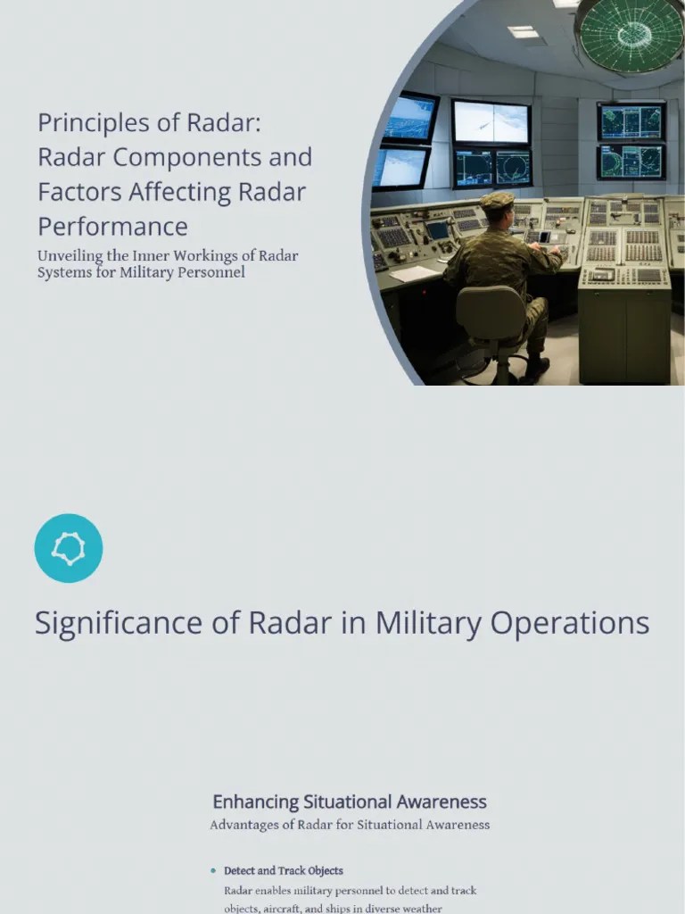 Principles of Radar Understanding Radar Components and Factors
