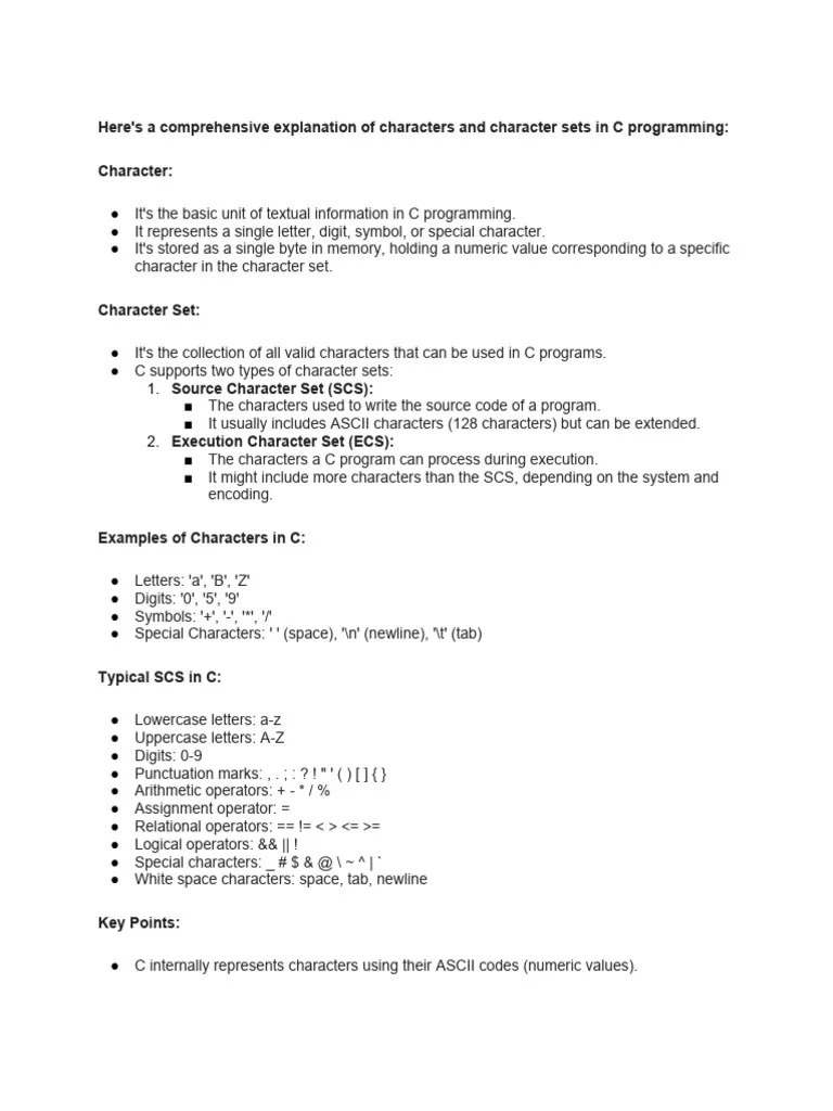 character and character set 1_What is a character, what is character