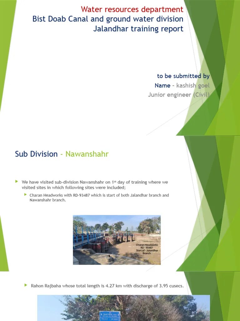 Water Resources Department PDF