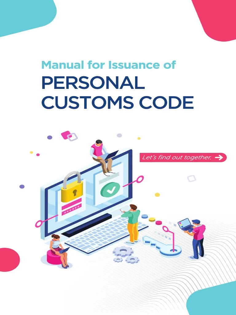 Manual for Issuance of Personal Customs Code PDF