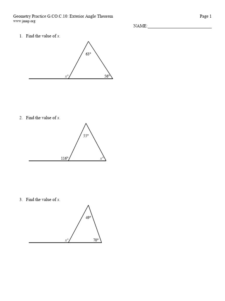 G Co C 10 ExteriorAngleTheoremPR PDF