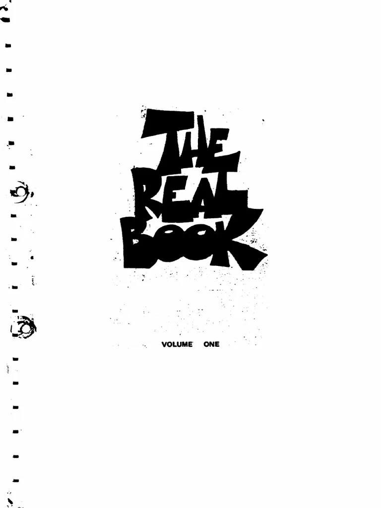 Real Book Volume PDF PDF