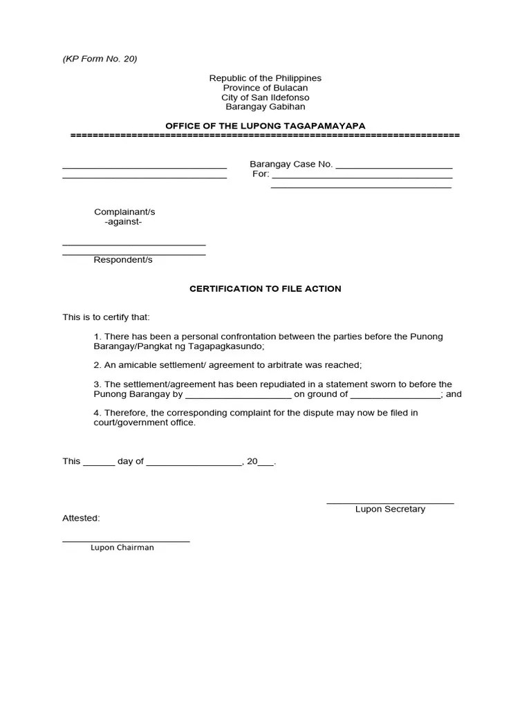 KP Form No. 2020A20B PDF