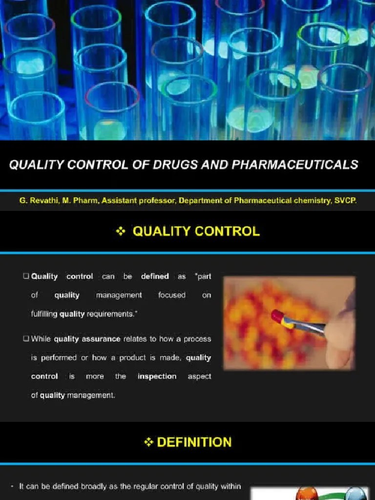 qualitycontrolofdrugsandpharmaceuticals PDF