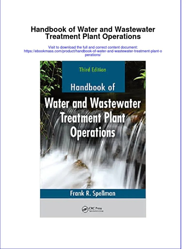 Handbook of Water and Wastewater Treatment Plant Operations PDF