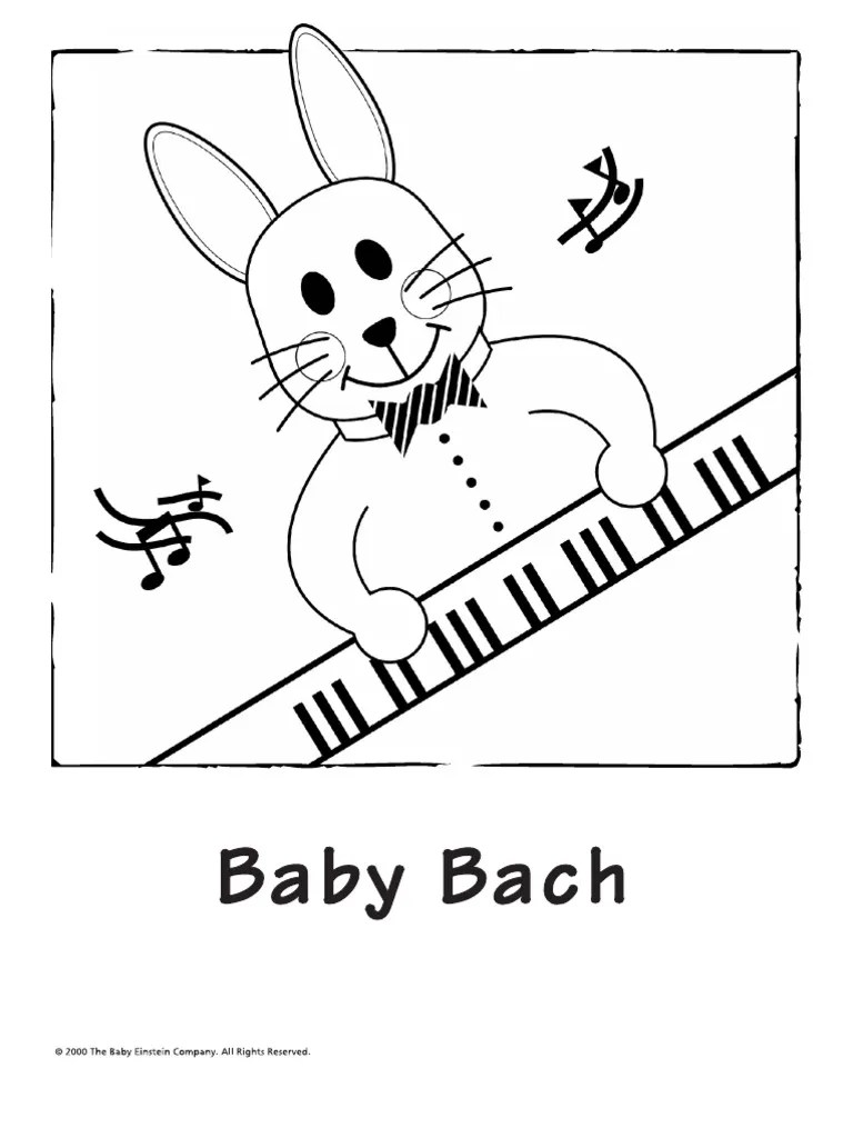 Baby Einstein Coloring Book All 20 Pages