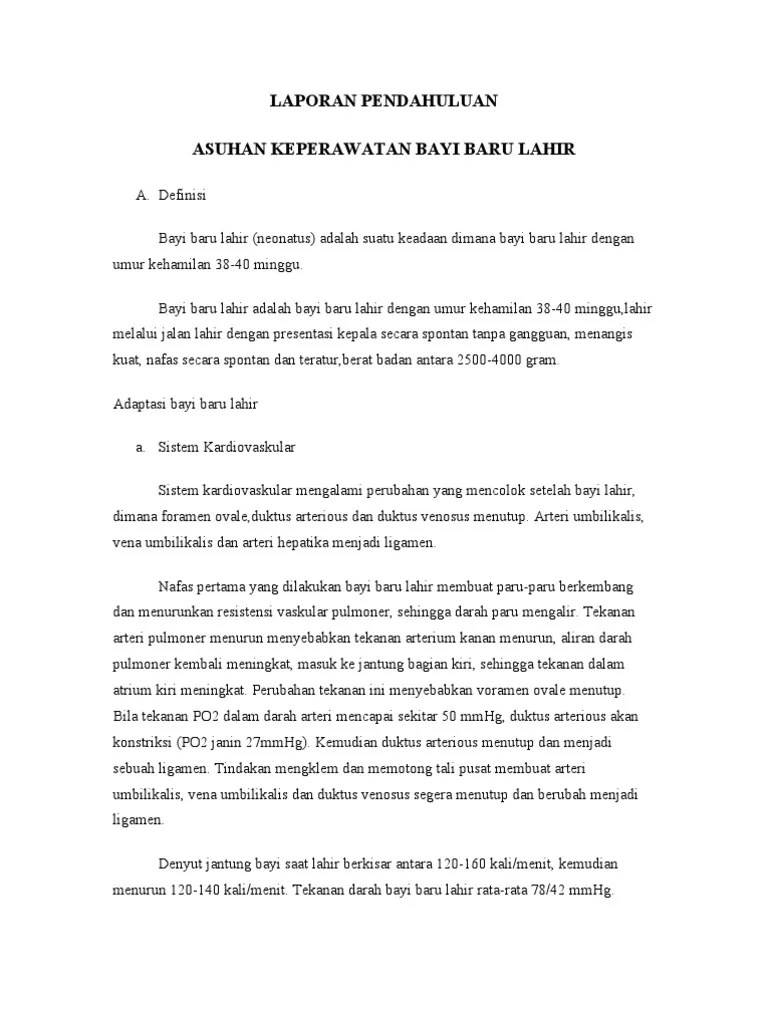 Askep Bayi Baru Lahir
