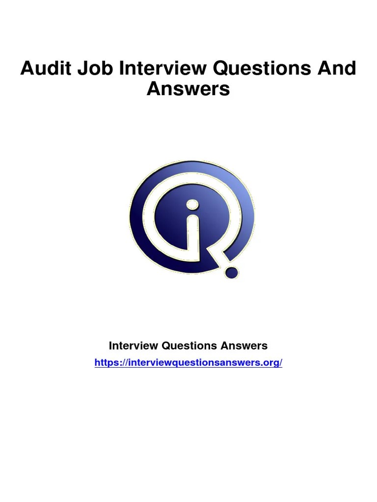 81_Audit_Interview_Questions_Answers_Guide PDF Audit Internal Audit