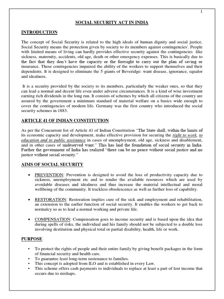 Social Security Act PDF Welfare Social Security (United States)