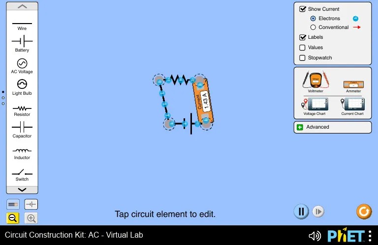 Circuit Construction Kit AC - Virtual Lab 6 | PDF | Voltage