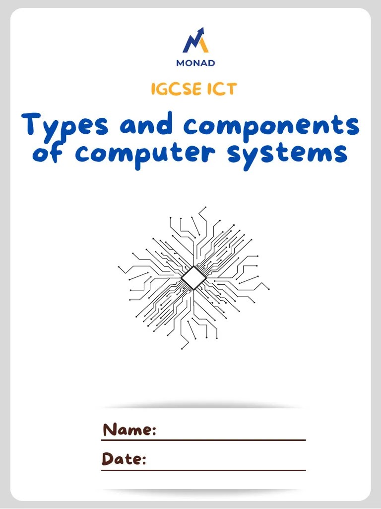 IGCSE ICT Types and Components of Computer Systems PDF