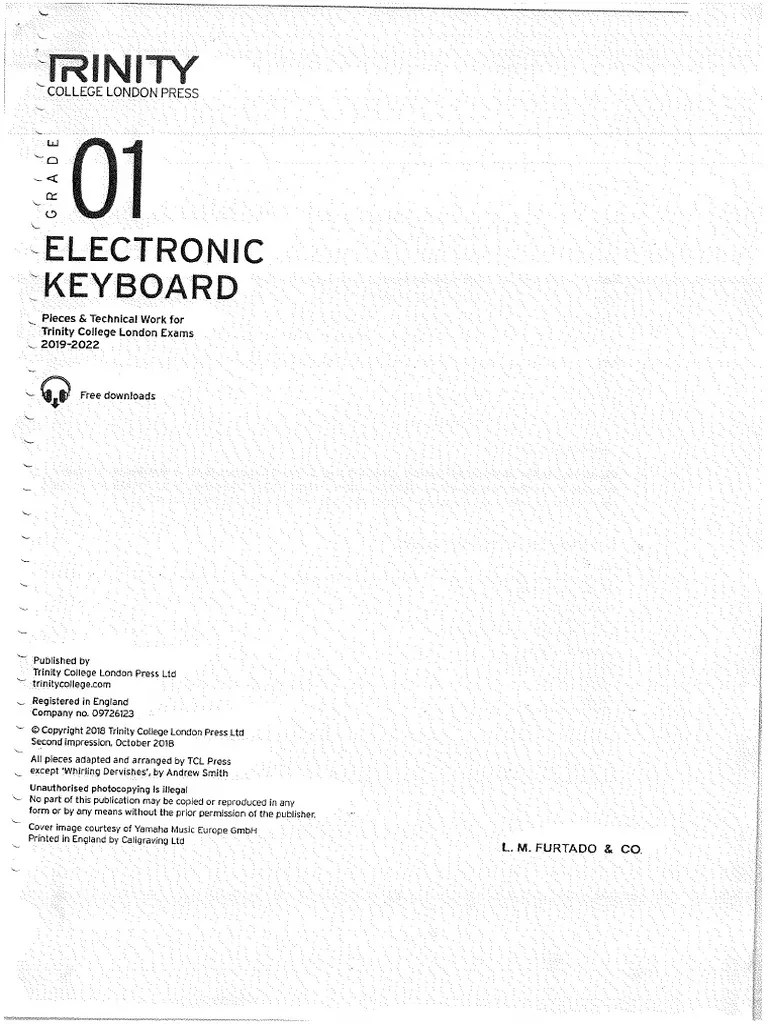 Trinity Grade 1 Keyboard PDF