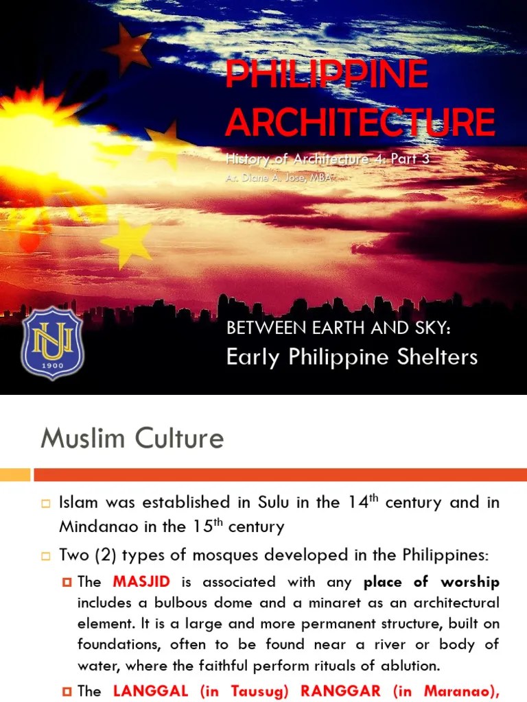 NU HOA4 1d PHILIPPINE ARCHITECTURE (COPYRIGHTED) PDF Mosque