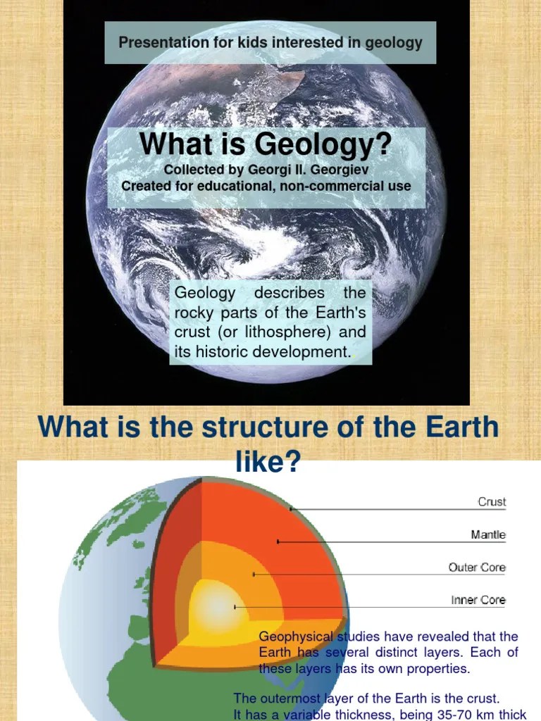 What Is Geology PDF Rock (Geology) Sedimentary Rock