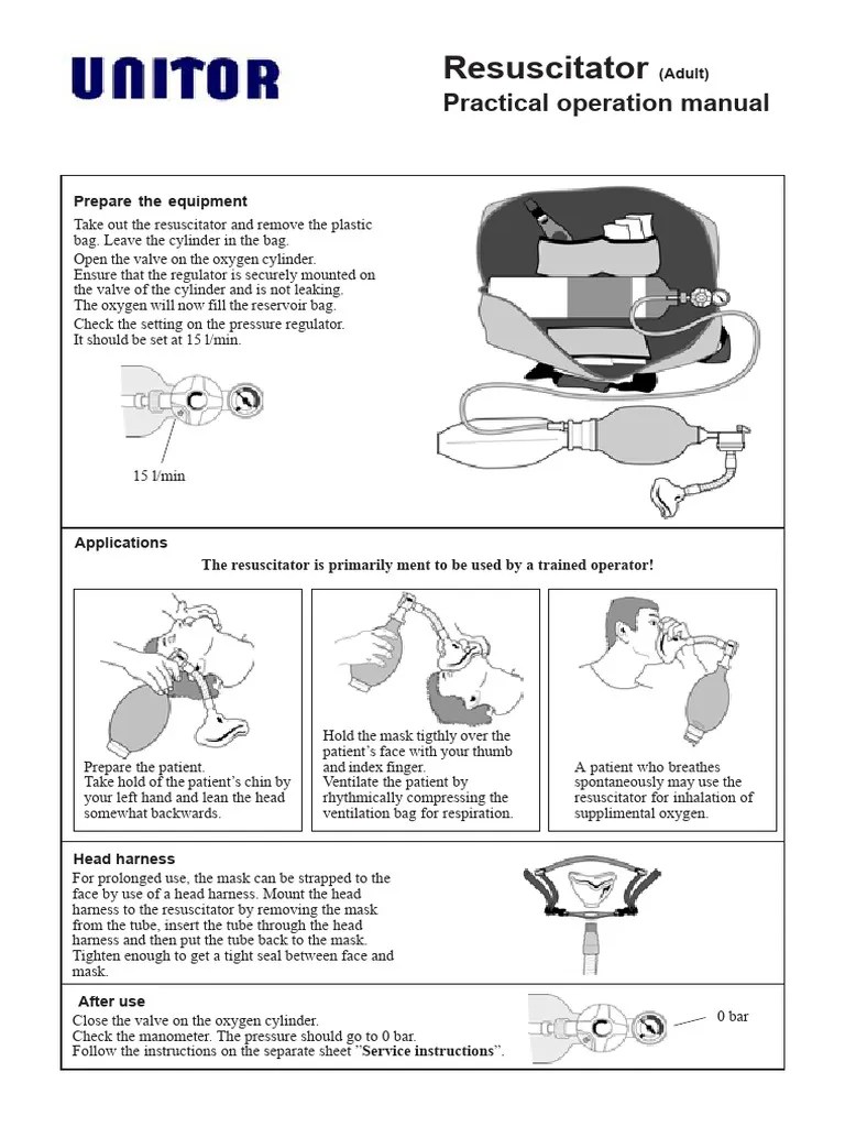 700 326 010 Resuscitator Op Manual PDF