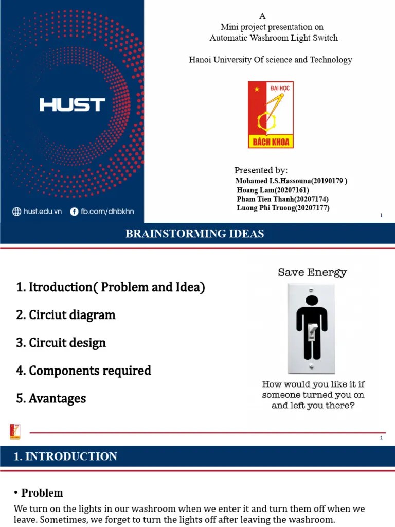 Electronic Designs Automatic Washroom Light Switch PDF