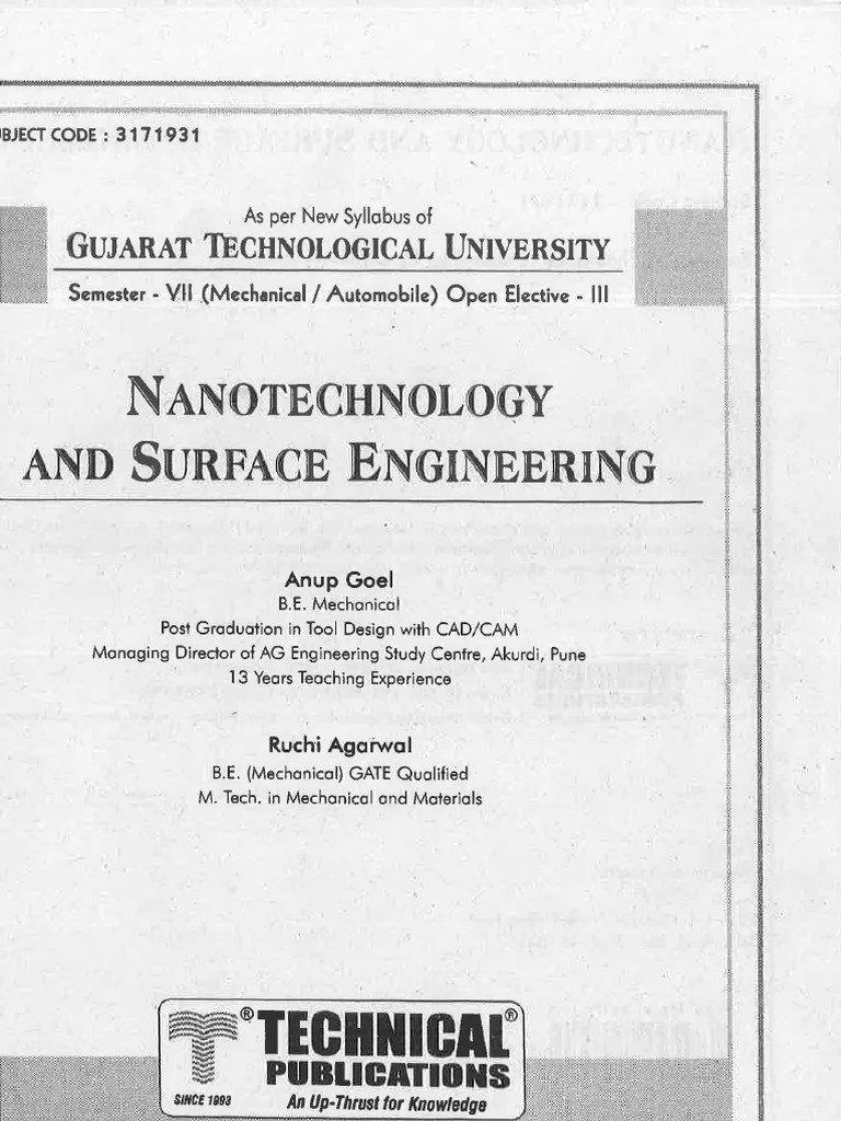 Nanotechnology and Surface Engineering_RGTU BOOK PDF