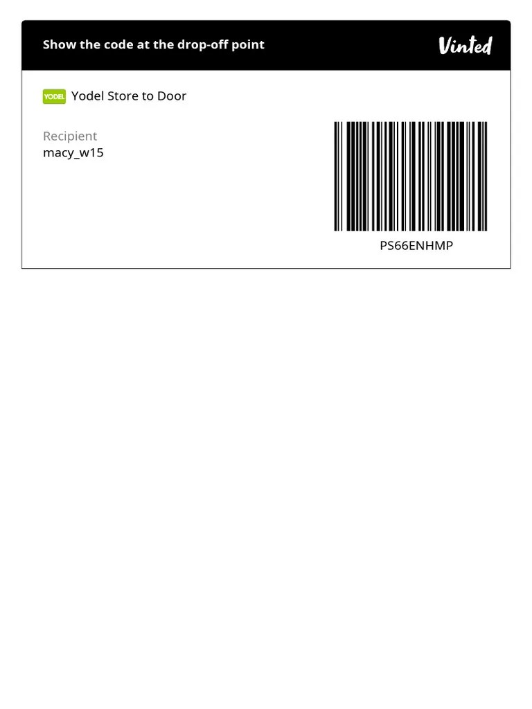 Vinted Digital Label 8328968347 PDF