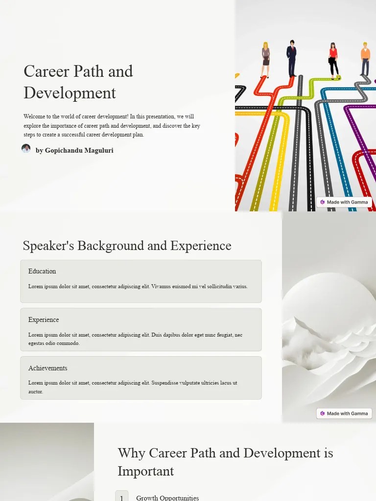 Career Path and Development PDF Mentorship Psychological Concepts