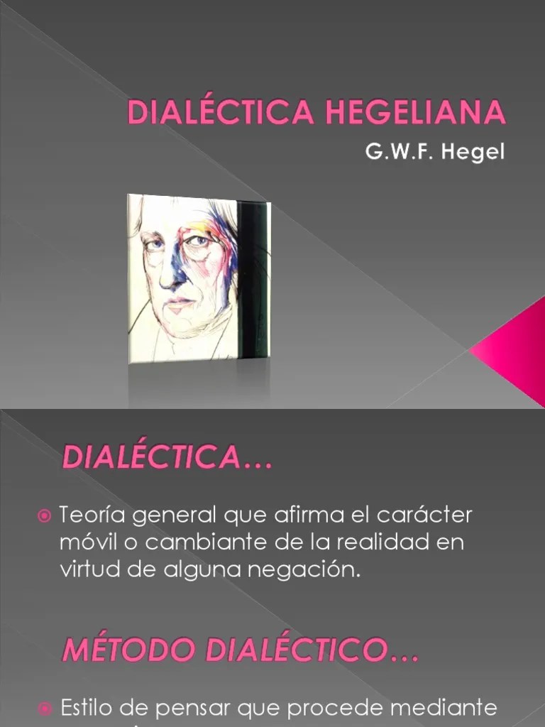 Dialéctica Hegeliana