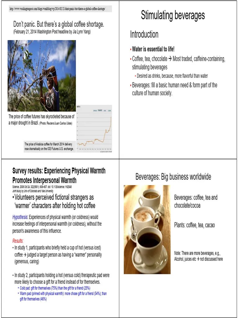 Lecture12Stimulating Beverages (Apr2023) PDF