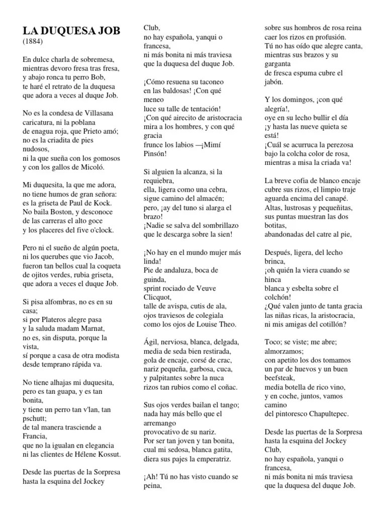 La Duquesa Job PDF