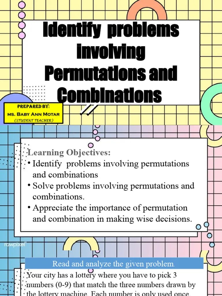 Problem Solving Involving Combination and Permutation Download Free