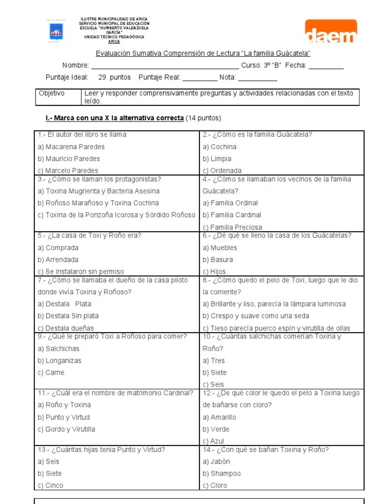 Prueba Familia Guacatela