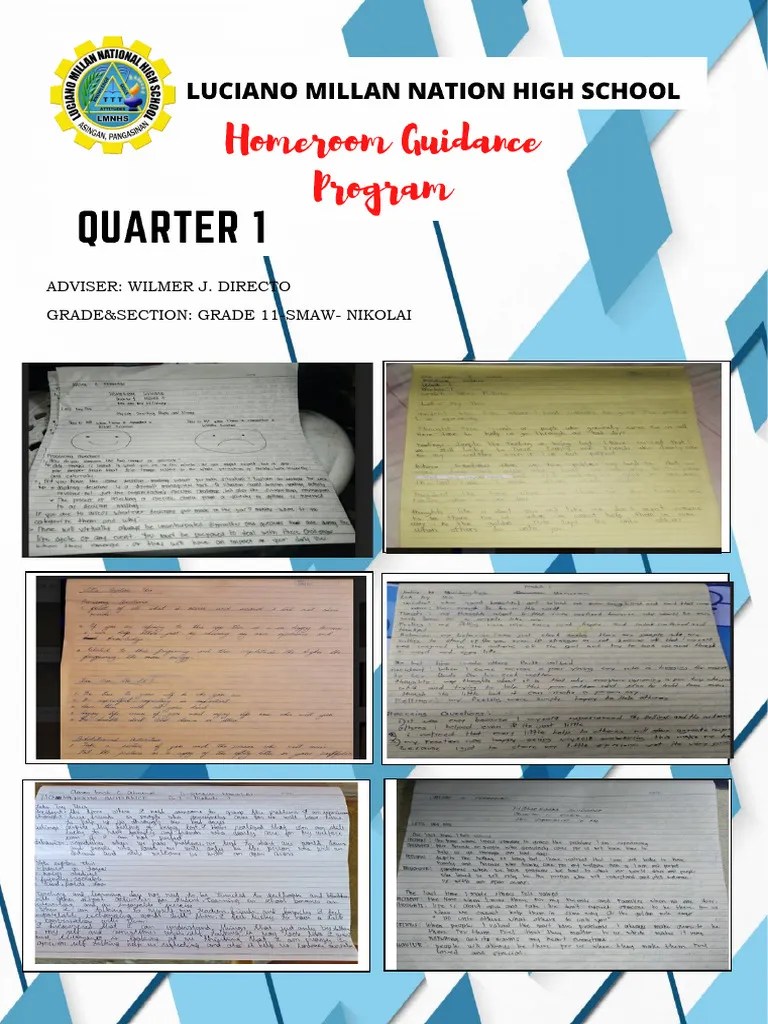 Adviser Wilmer J. Directo Grade&Section Grade 11SmawNikolai PDF