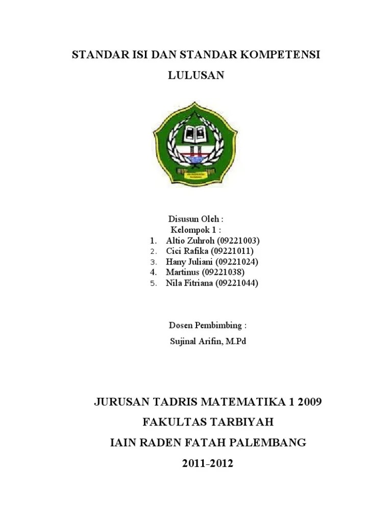 Makalah Telaah Kurikulum Mtk 1 2003