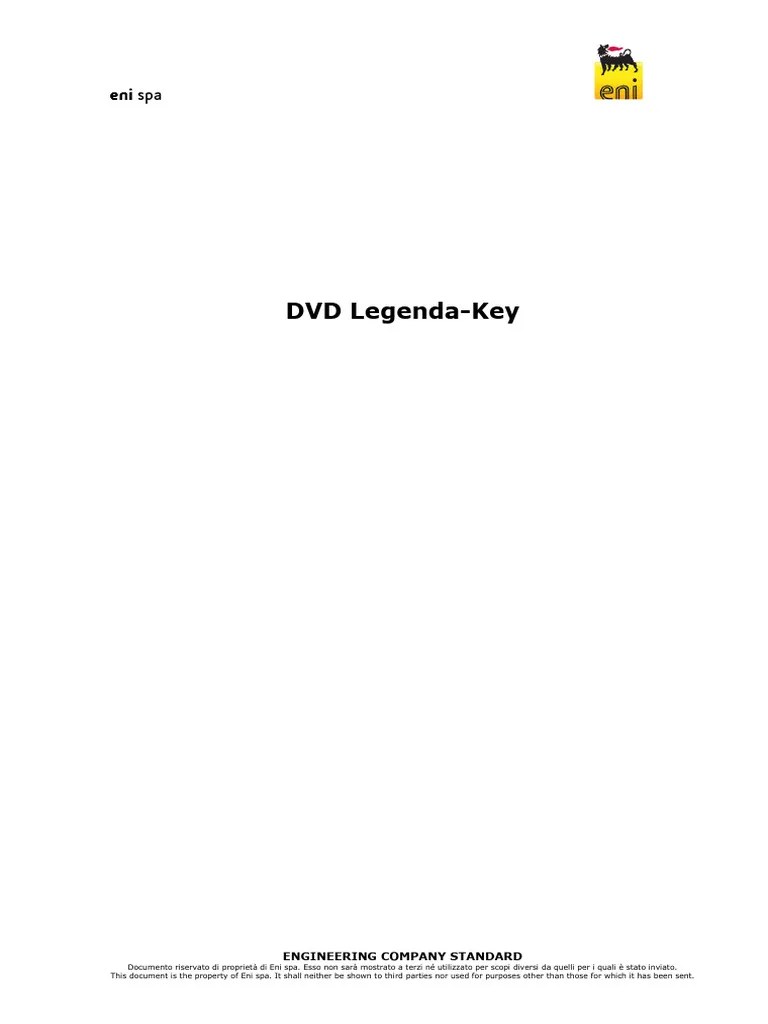 DVD LegendaKey PDF Specification (Technical Standard) Life Cycle