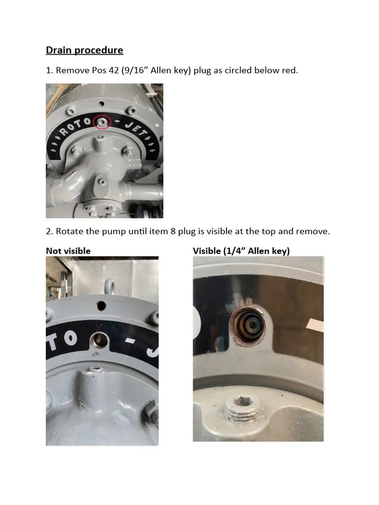 Drain Procedure | PDF