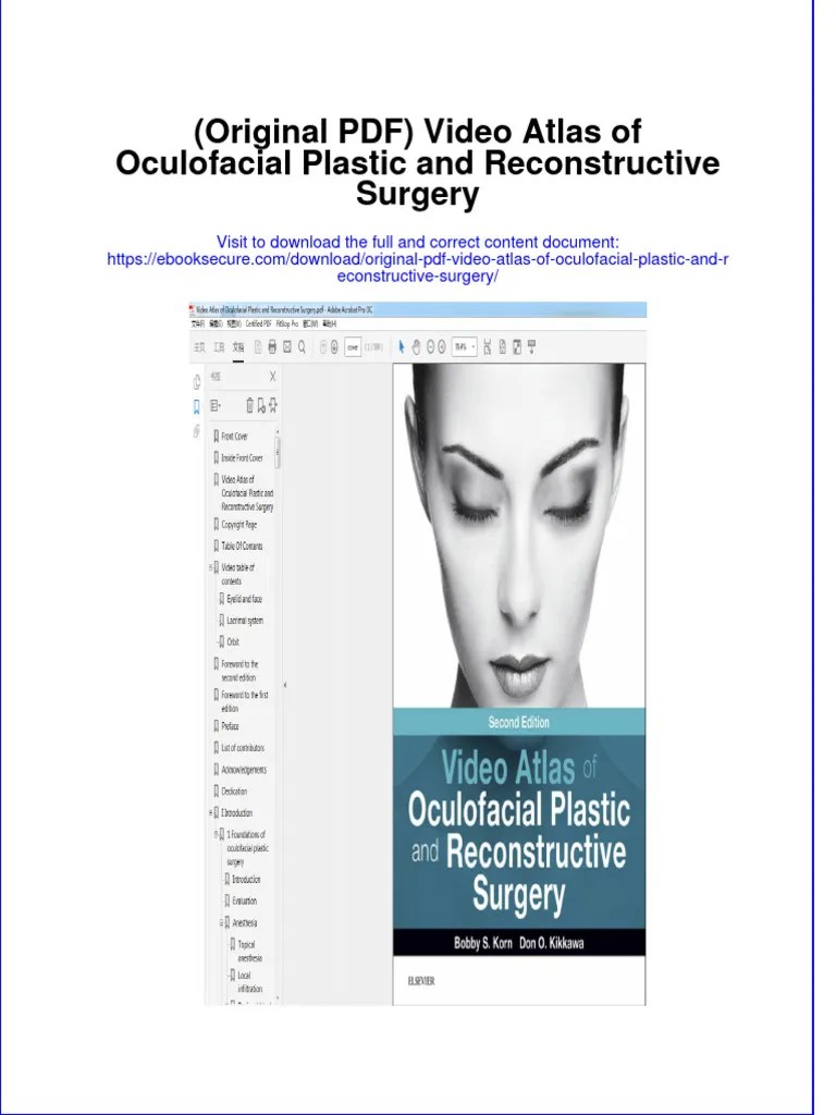 Original Video Atlas of Oculofacial Plastic and Reconstructive Surgery