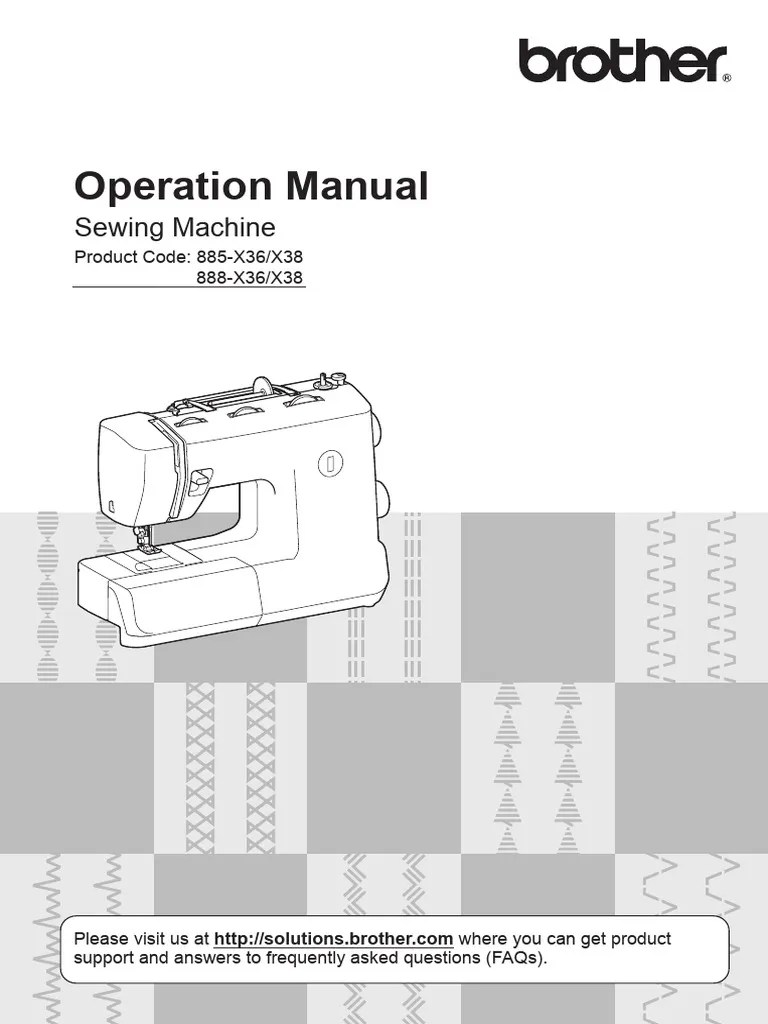 Brother JK2700NT Sewing Machine Instruction Manual | PDF | Sewing