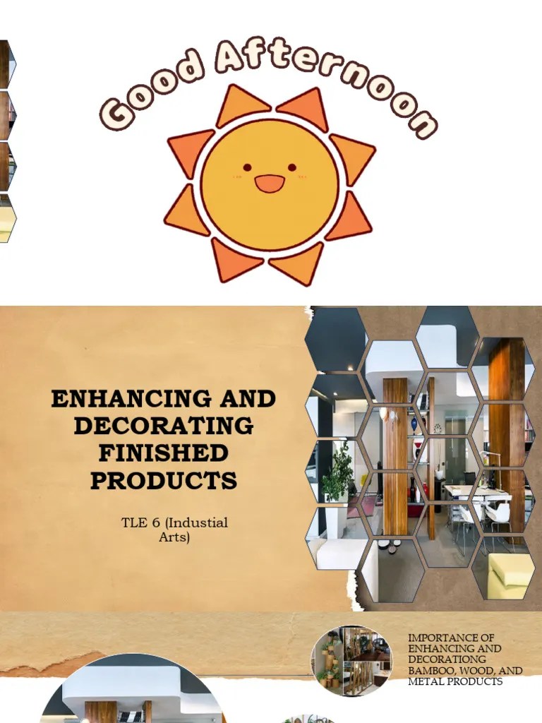 Tle 6 Enhancing and Decorating Finished Products Download Free PDF