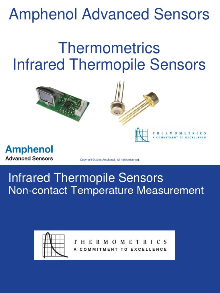 Infrared Sensor Application Notes ZTP PDF Infrared Thermocouple