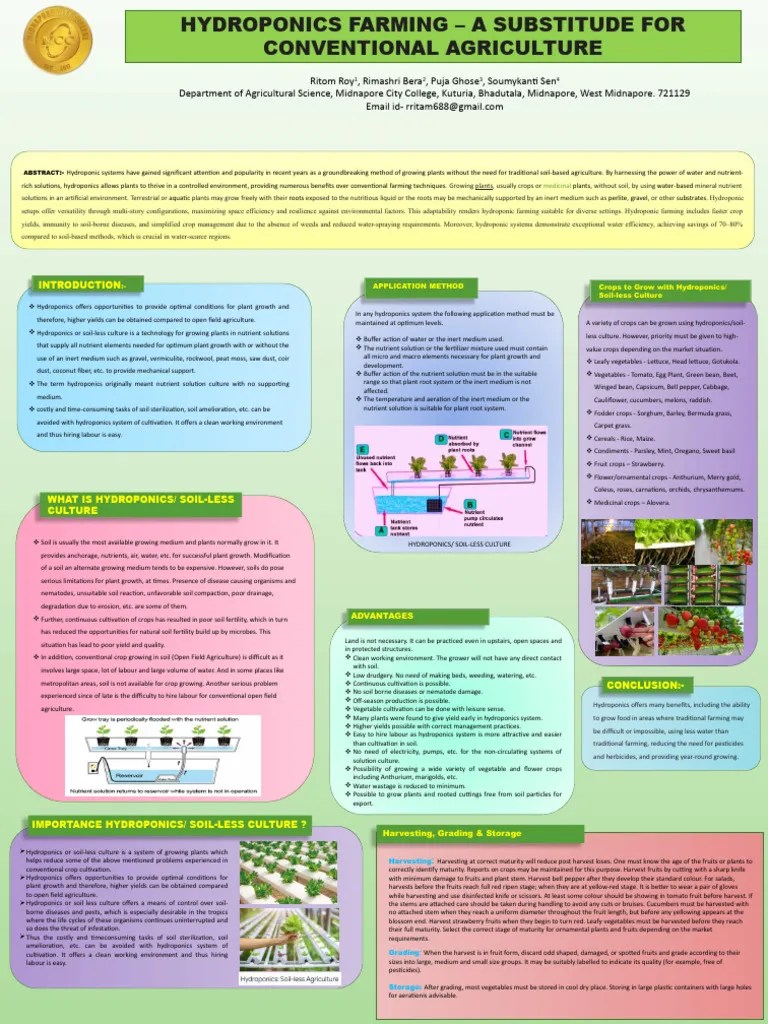 Hydroponics | PDF | Hydroponics | Agriculture