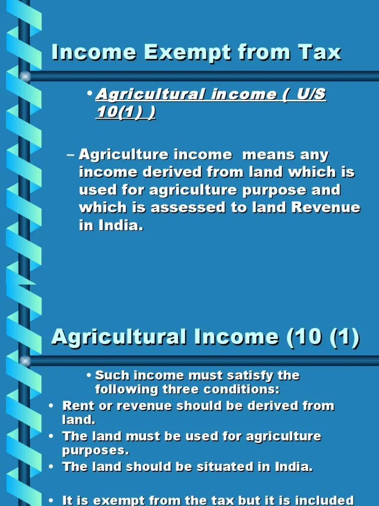 Exempt Dividend Taxes