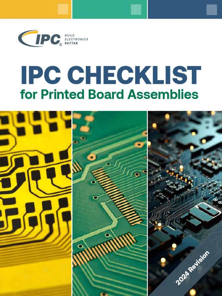 IPC Checklist for PCB Assemblies 2024 PDF Printed Circuit Board