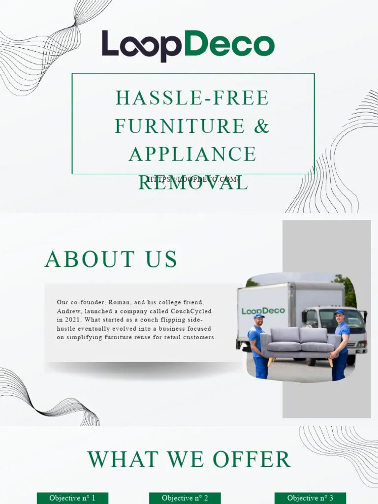 Enjoy Hassel Free Furniture and Appliance Removal Dallas PDF