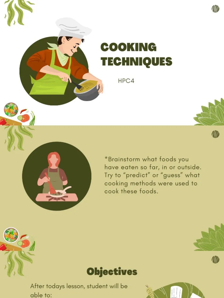 Cooking Techniques PDF Grilling Cooking