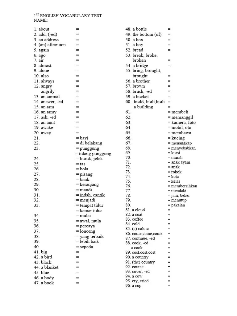 1st Vocab Test PDF(02)
