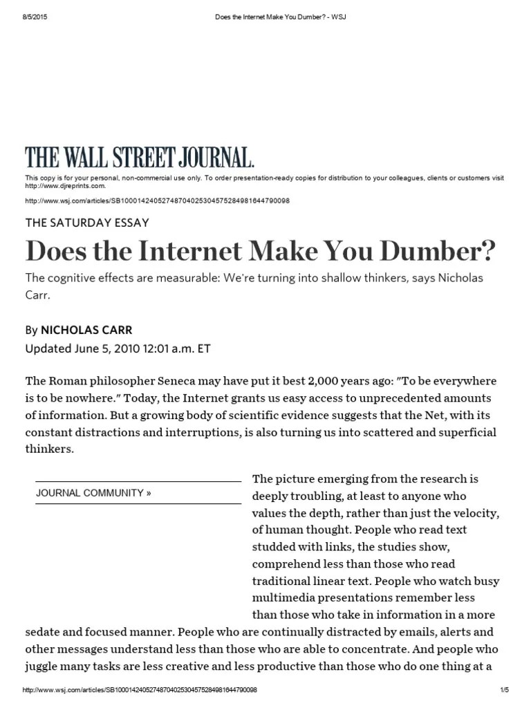 Does The Make You Dumber WSJ PDF(01)