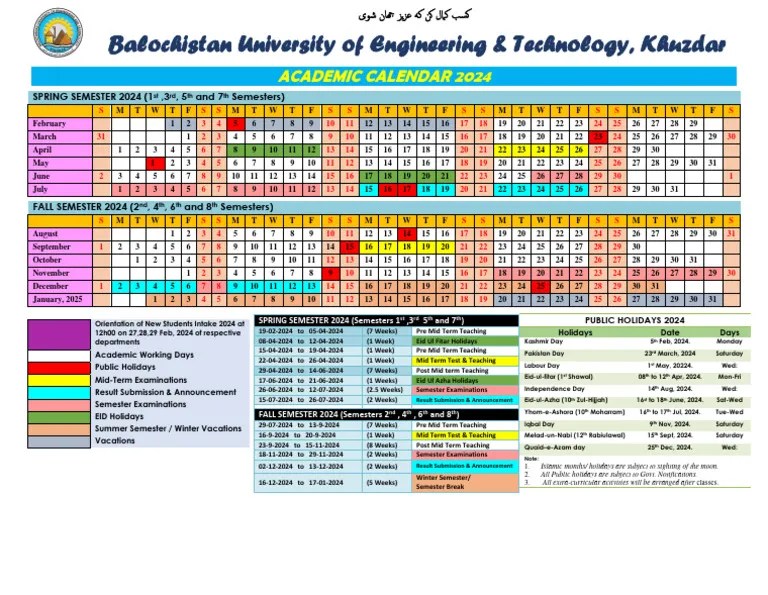 Academic Calendar 2024 Finalized PDF Academic Term Educational Organizations